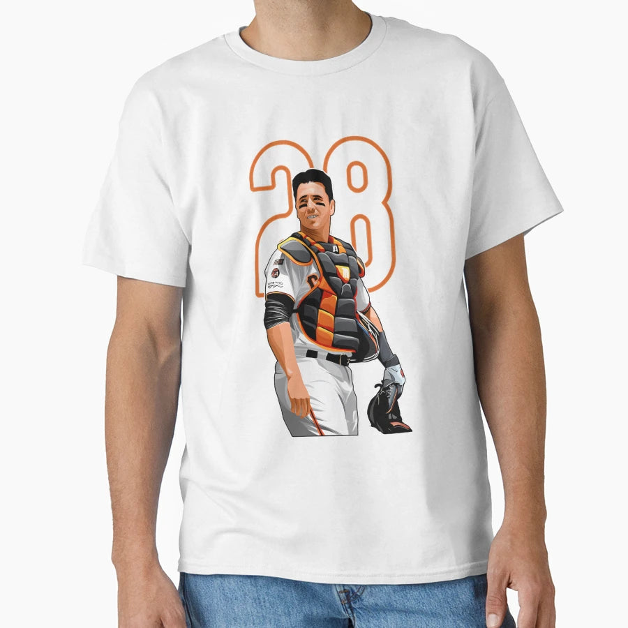 Buster Posey San Francisco 28 Number T-Shirt - Novelty Apparel Men Women - T-Shirt, Sweatshirt, Hoodie