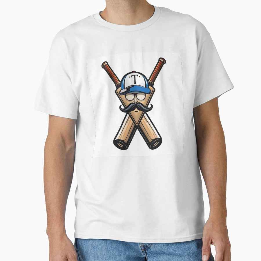Travball Logo Illustration Crossed Bats T-Shirt - Novelty Apparel Men Women - T-Shirt, Sweatshirt, Hoodie