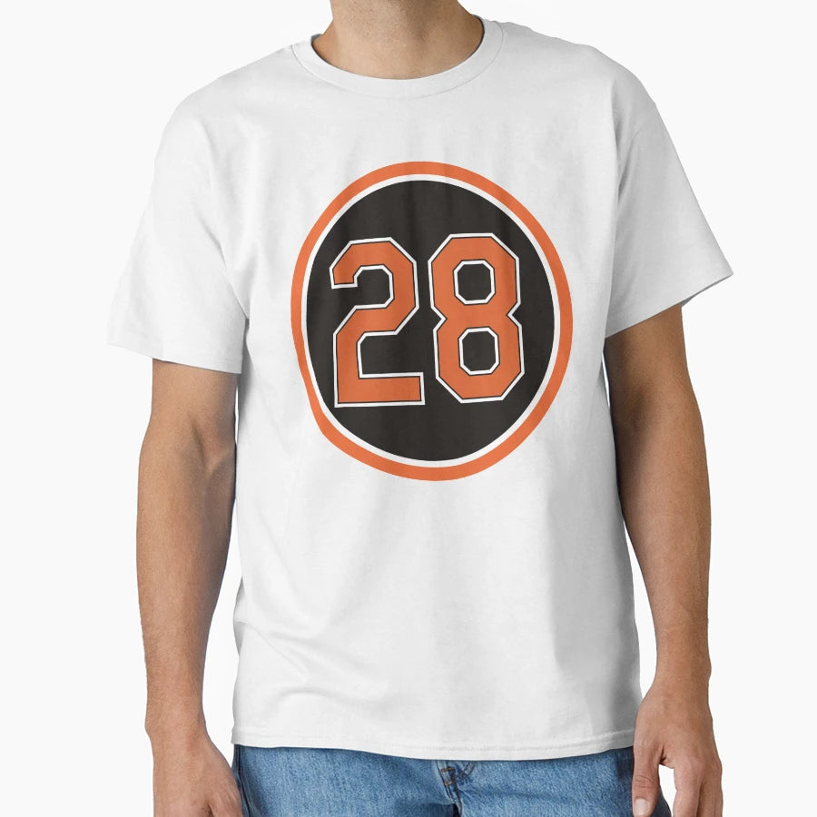 Randy Myers 28 Jersey Number T-Shirt - Casual Everyday Wear Unisex - T-Shirt, Sweatshirt, Hoodie