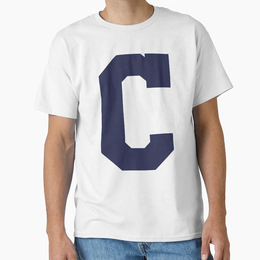 Alphabet Navy C Sports Letter C T-Shirt - Graphic Print Men Women - T-Shirt, Sweatshirt, Hoodie