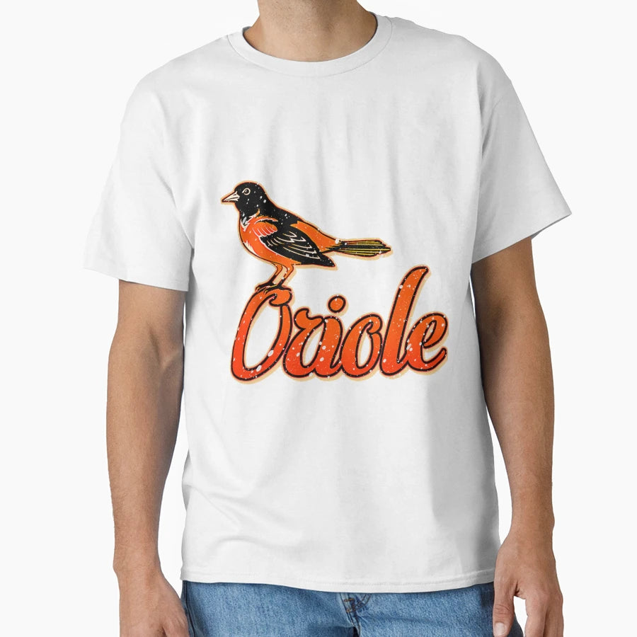 Oriole Bird Amazing Bird Gif T-Shirt - Minimalist Print Men Women - T-Shirt, Sweatshirt, Hoodie