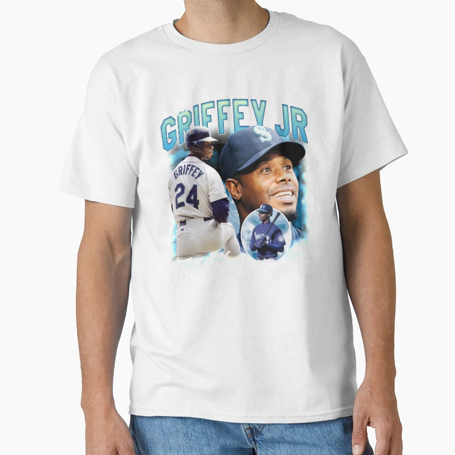 Ken Grifey Jr 24 T-Shirt - Aesthetic Graphic Unisex - T-Shirt, Sweatshirt, Hoodie