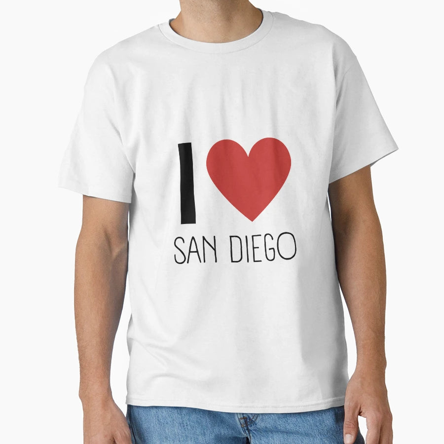 I Love San Diego T-Shirt - Unique Graphic Men Women - T-Shirt, Sweatshirt, Hoodie