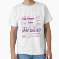 Love San Diego T-Shirt - Minimalist Print Men Women - T-Shirt, Sweatshirt, Hoodie