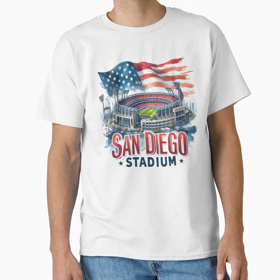 San Diego Stadium T-Shirt - Trendy Graphic for Adults - T-Shirt, Sweatshirt, Hoodie