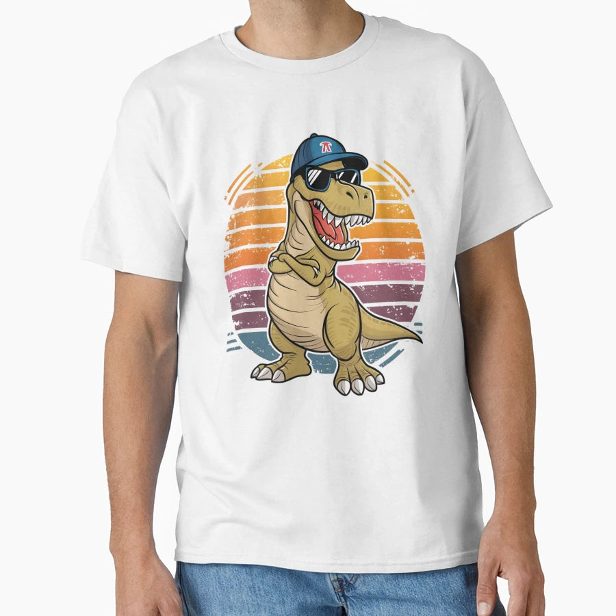 Coolest Dinosaur T-Shirt - Casual Everyday Wear Men Women - T-Shirt, Sweatshirt, Hoodie