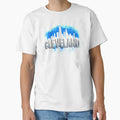 Cleveland Ohio Skyline Distressed Cle Oh T-Shirt - Streetwear Style Unisex - T-Shirt, Sweatshirt, Hoodie