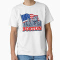 Great Patriot City Boston Massachusetts T-Shirt - Trendy Graphic Men Women - T-Shirt, Sweatshirt, Hoodie