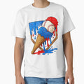 Sweet Baseball Ice Cream Cone T-Shirt - Streetwear Style for Adults - T-Shirt, Sweatshirt, Hoodie