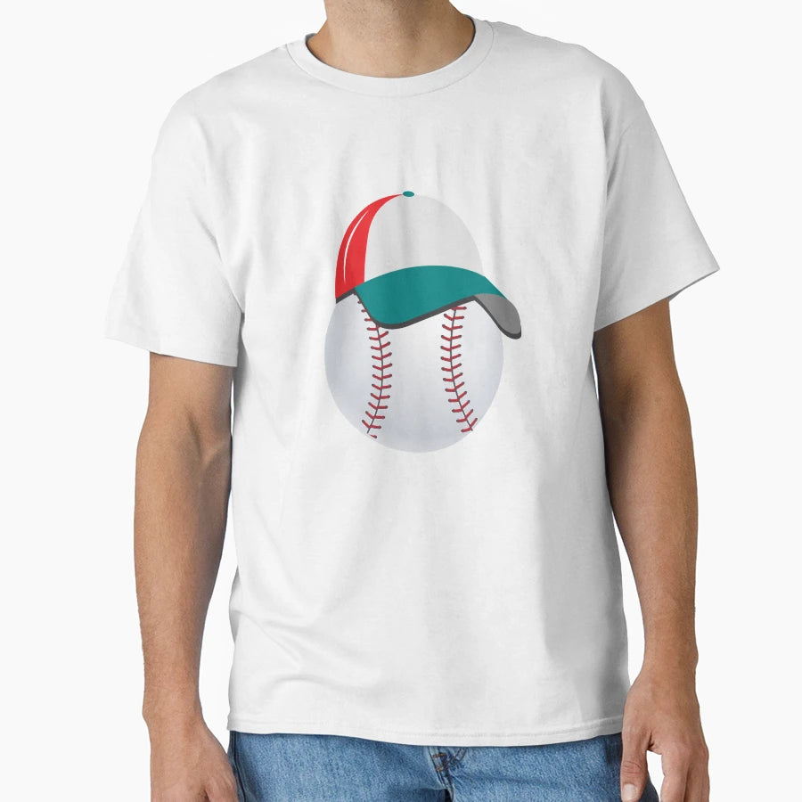 Baseball Hat Baseball Fan T-Shirt - Casual Everyday Wear for Adults - T-Shirt, Sweatshirt, Hoodie