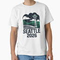 Seattle 2026 Space Needle Stadium T-Shirt - Streetwear Style Unisex - T-Shirt, Sweatshirt, Hoodie