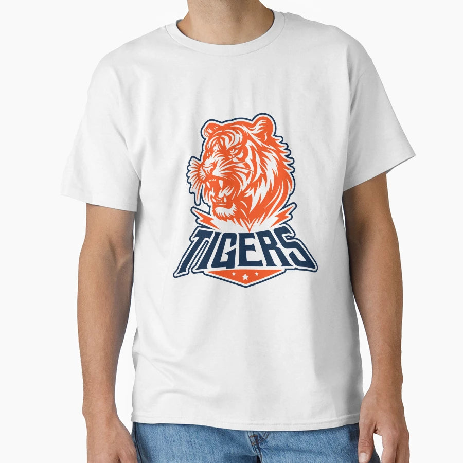 Fierce Tiger Mascot Sports Team Spirit T-Shirt - Unique Graphic Unisex - T-Shirt, Sweatshirt, Hoodie