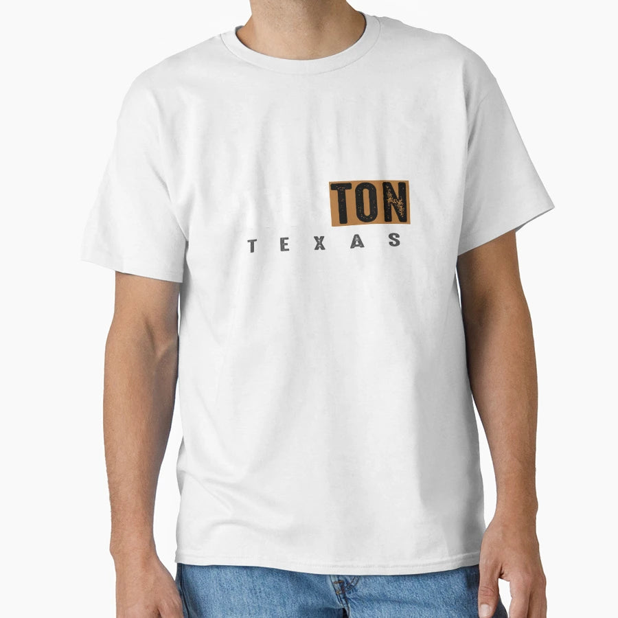 Houston Tx T-Shirt - Minimalist Print Unisex - T-Shirt, Sweatshirt, Hoodie