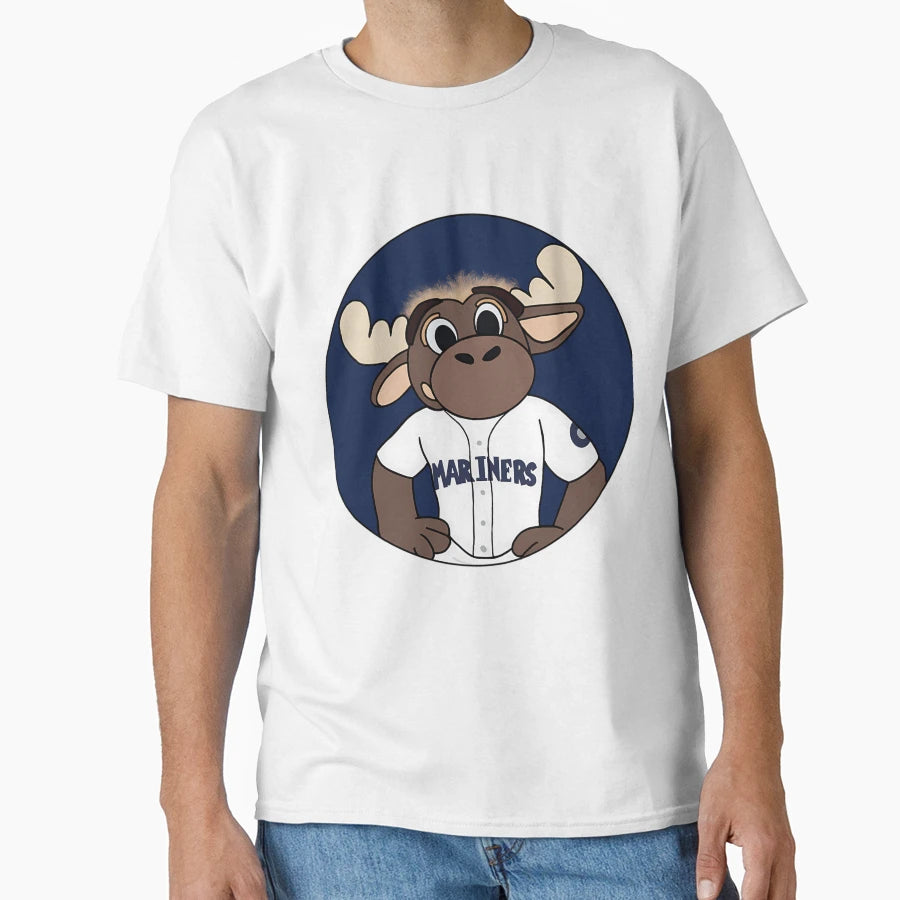 Baseball Team Moose T-Shirt - Trendy Graphic for Adults - T-Shirt, Sweatshirt, Hoodie