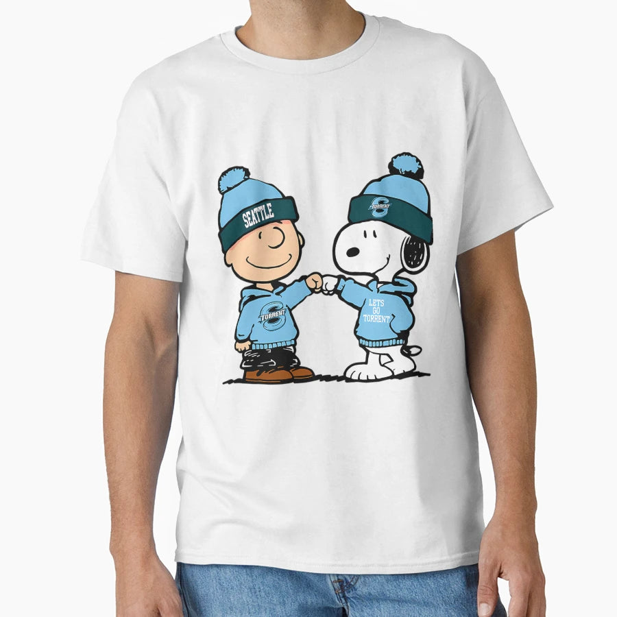 Torrentoopy Seattle Snoopy Ice Hockey T-Shirt - Novelty Apparel Unisex - T-Shirt, Sweatshirt, Hoodie