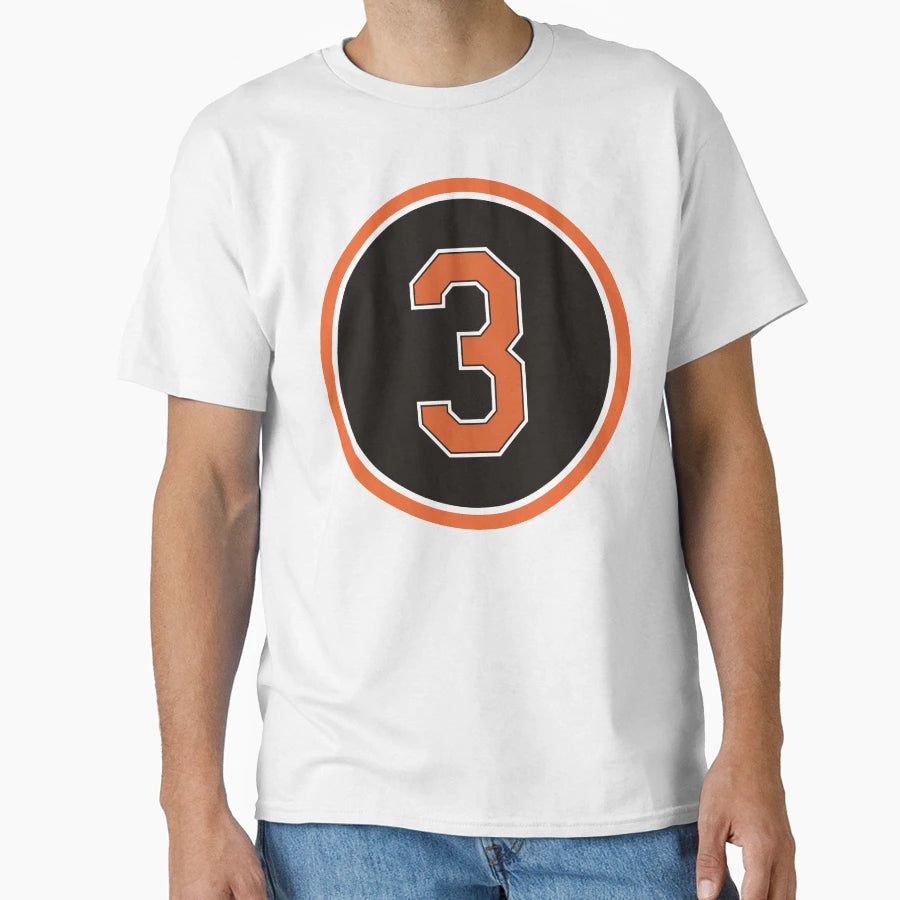Harold Baines 3 Jersey Number T-Shirt - Fun Novelty Design for Adults - T-Shirt, Sweatshirt, Hoodie