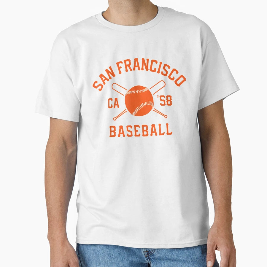 San Francisco Baseball Sf City Cali T-Shirt - Trendy Graphic for Adults - T-Shirt, Sweatshirt, Hoodie