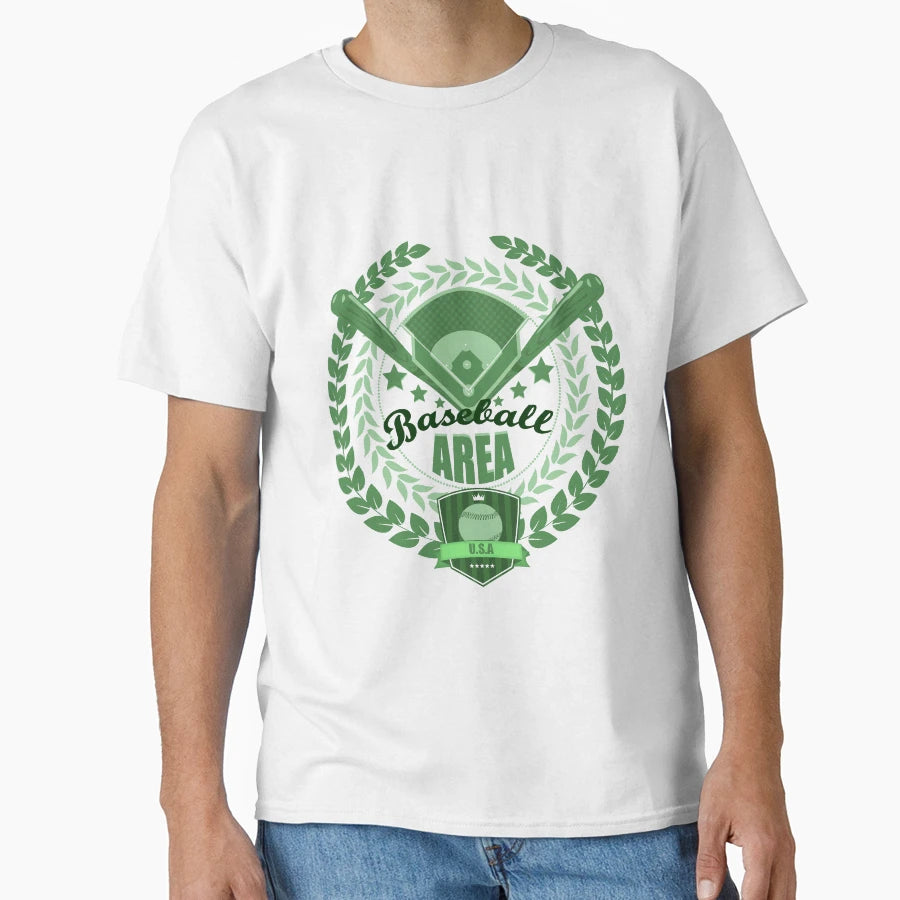 Baseball Area T-Shirt - Fun Novelty Design Unisex - T-Shirt, Sweatshirt, Hoodie
