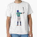Baseball Art Ichiro Suzuki Stance T-Shirt - Casual Everyday Wear for Adults - T-Shirt, Sweatshirt, Hoodie
