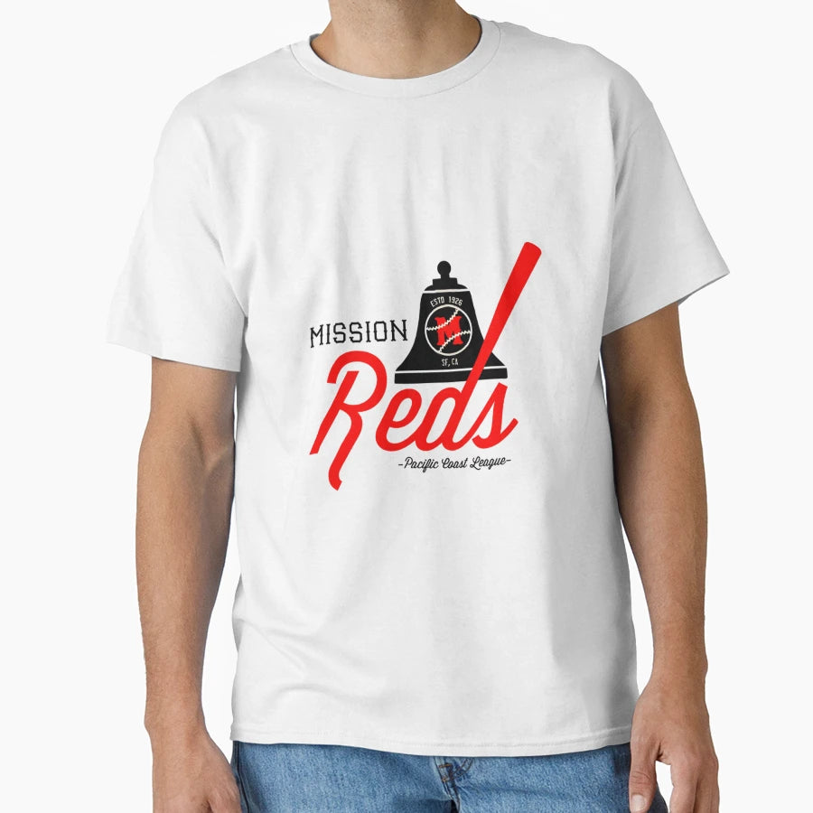 Mission Reds Baseball T-Shirt - Casual Everyday Wear for Adults - T-Shirt, Sweatshirt, Hoodie