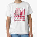 Boston Massachusetts T-Shirt - Unique Graphic for Adults - T-Shirt, Sweatshirt, Hoodie