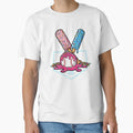 Ice Cream Baseball Drip Respect T-Shirt - Fun Novelty Design Men Women - T-Shirt, Sweatshirt, Hoodie