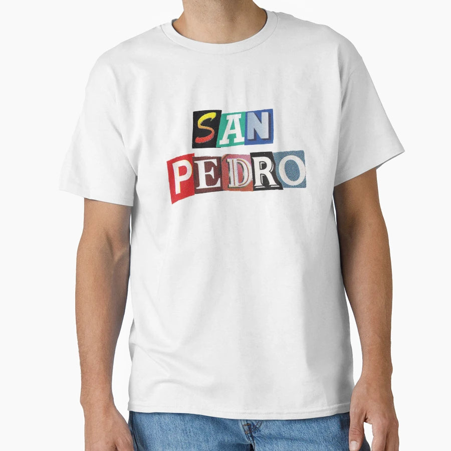 San Pedro Cutout T-Shirt - Streetwear Style for Adults - T-Shirt, Sweatshirt, Hoodie