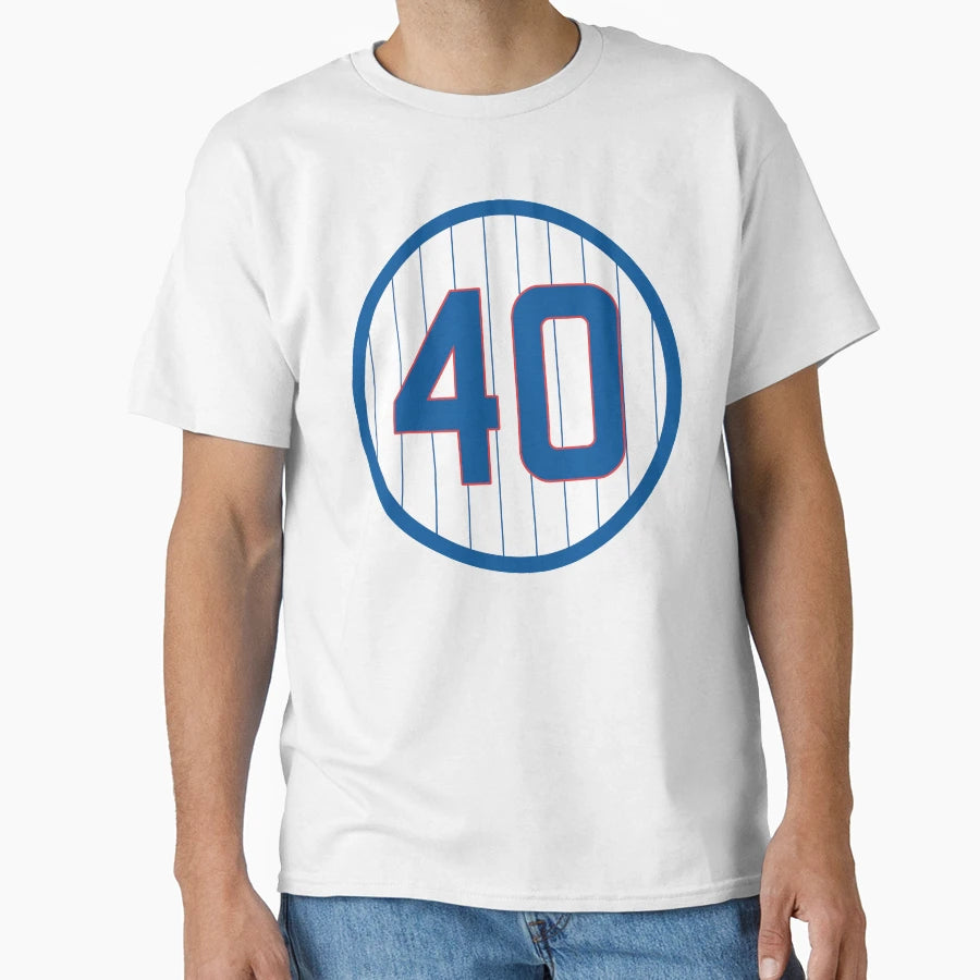 Willson Contreras 40 Jersey Number T-Shirt - Unique Graphic Unisex - T-Shirt, Sweatshirt, Hoodie