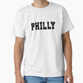 Philly Text Black T-Shirt - Streetwear Style Men Women - T-Shirt, Sweatshirt, Hoodie
