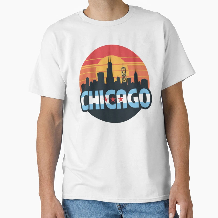 Chicago T-Shirt - Trendy Graphic Unisex - T-Shirt, Sweatshirt, Hoodie