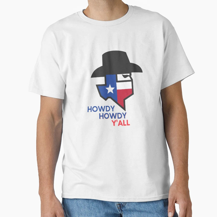 Howdy Yall T-Shirt - Unique Graphic for Adults - T-Shirt, Sweatshirt, Hoodie