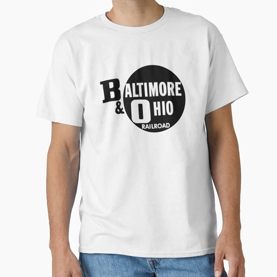 Baltimore And Ohio Railroad T-Shirt - Casual Everyday Wear Men Women - T-Shirt, Sweatshirt, Hoodie