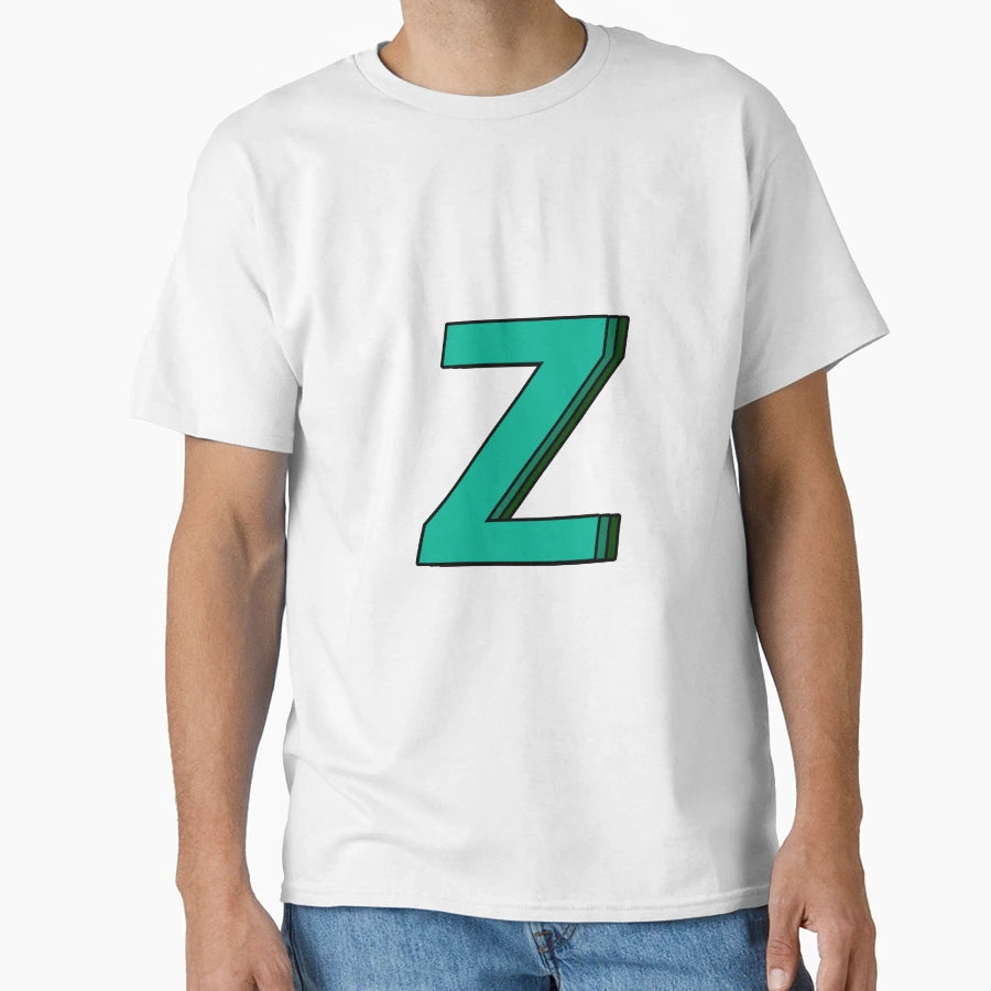 Green Z T-Shirt - Minimalist Print for Adults - T-Shirt, Sweatshirt, Hoodie