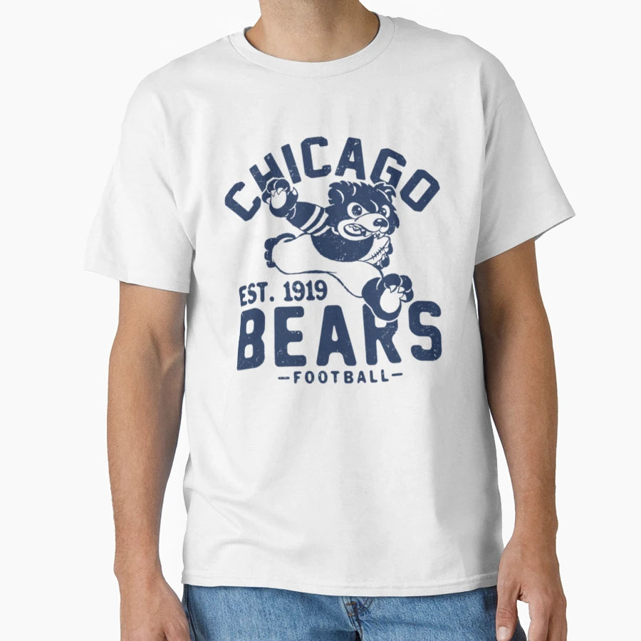 Chicago Bears T-Shirt - Minimalist Print for Adults - T-Shirt, Sweatshirt, Hoodie