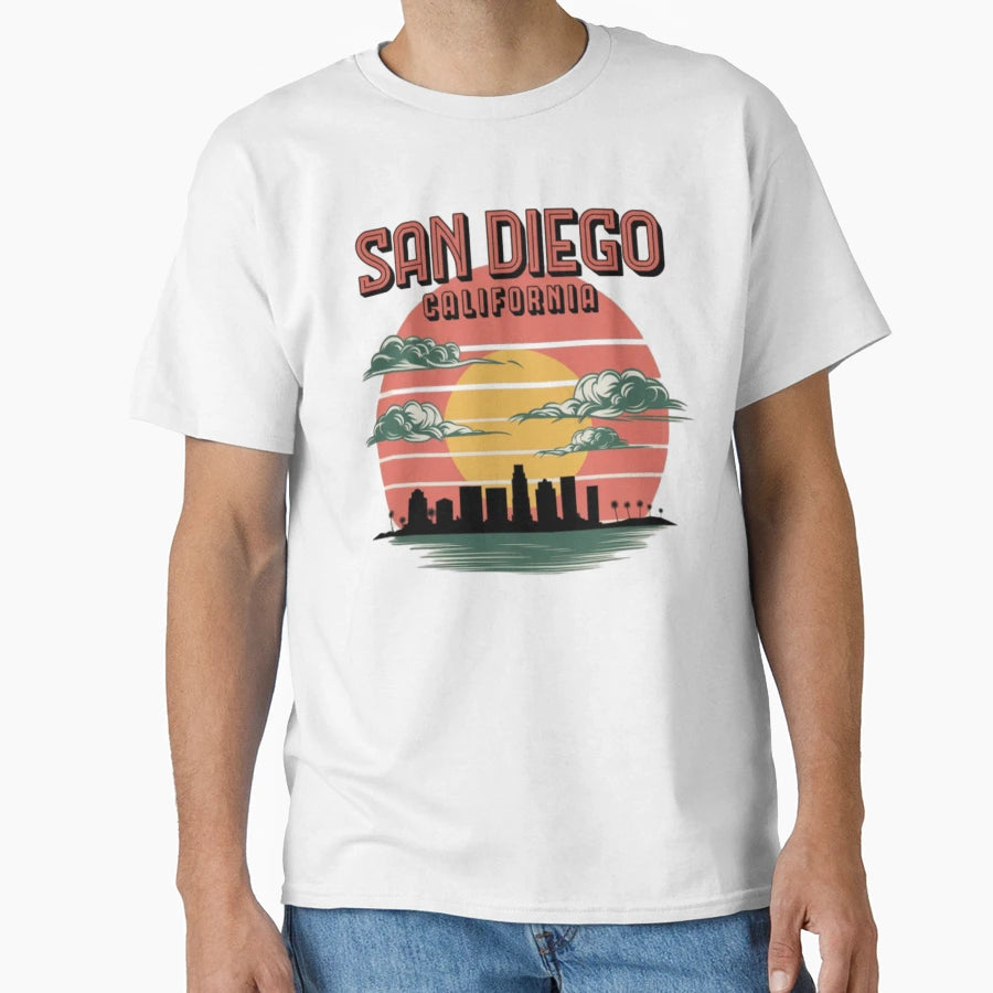 San Diego California T-Shirt - Fun Novelty Design Men Women - T-Shirt, Sweatshirt, Hoodie