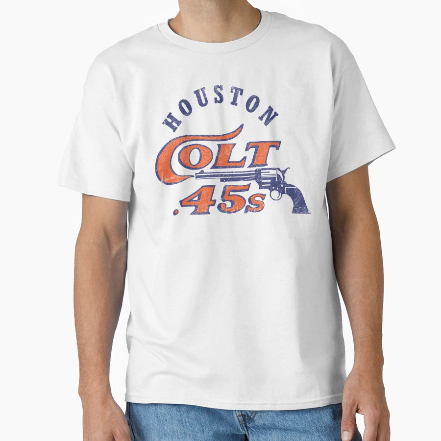 Houston Colt 45 Logo T-Shirt - Graphic Print Unisex - T-Shirt, Sweatshirt, Hoodie