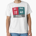 Super Bowl Final Score T-Shirt - Trendy Graphic Men Women - T-Shirt, Sweatshirt, Hoodie