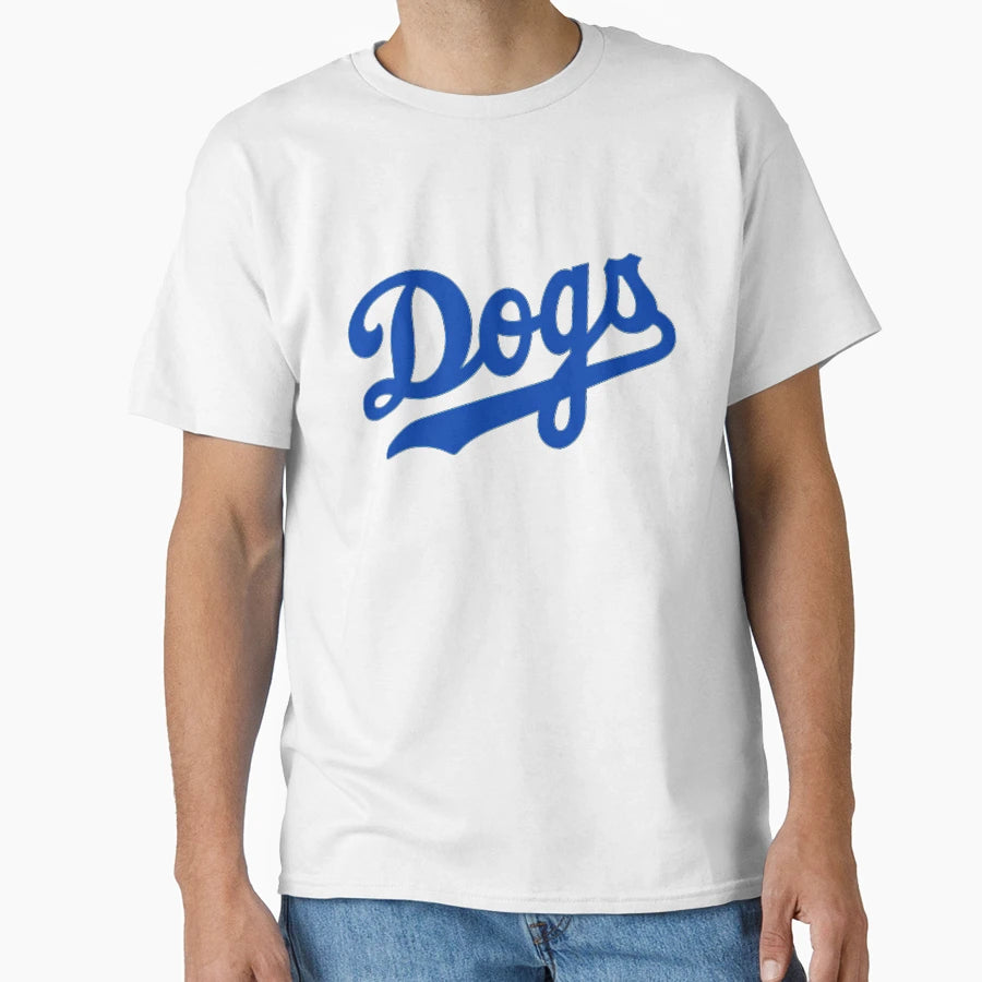 La Dogs White T-Shirt - Graphic Print Unisex - T-Shirt, Sweatshirt, Hoodie