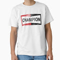 Champion Logo T-Shirt - Casual Everyday Wear Unisex - T-Shirt, Sweatshirt, Hoodie