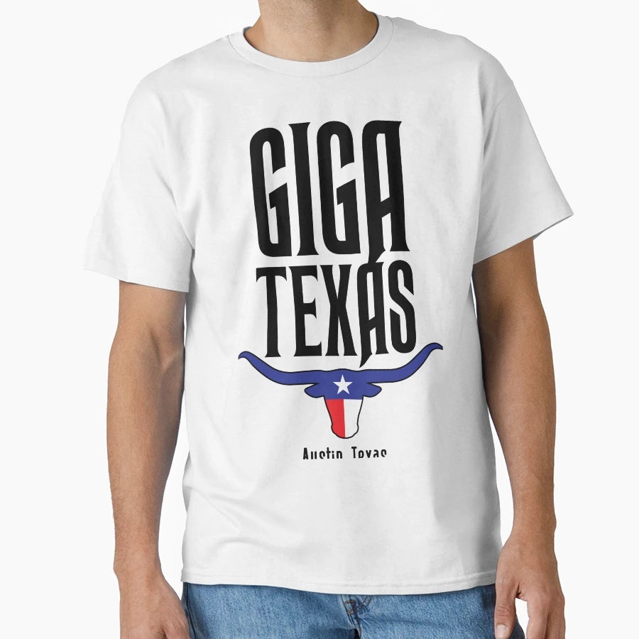Giga Texas T-Shirt - Minimalist Print for Adults - T-Shirt, Sweatshirt, Hoodie