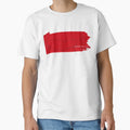 Philadelphia Pa Red T-Shirt - Aesthetic Graphic Men Women - T-Shirt, Sweatshirt, Hoodie