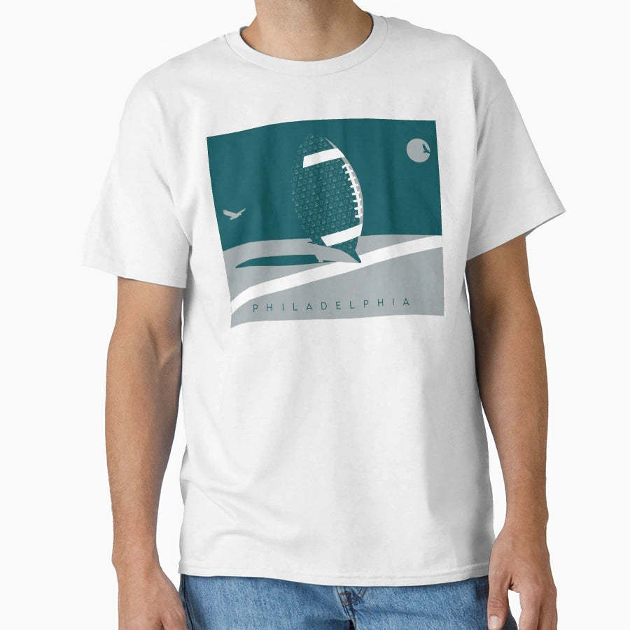 Philadelphia Football Nfl Fan Art T-Shirt - Casual Everyday Wear Unisex - T-Shirt, Sweatshirt, Hoodie