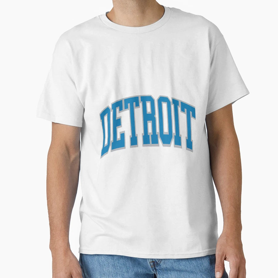 Detroit Football Sport City Pride T-Shirt - Minimalist Print for Adults - T-Shirt, Sweatshirt, Hoodie