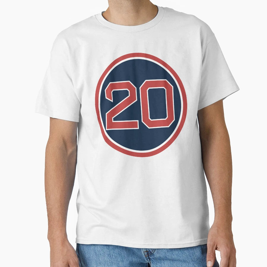 Alex Cora 20 Jersey Number T-Shirt - Custom Art Print Unisex - T-Shirt, Sweatshirt, Hoodie