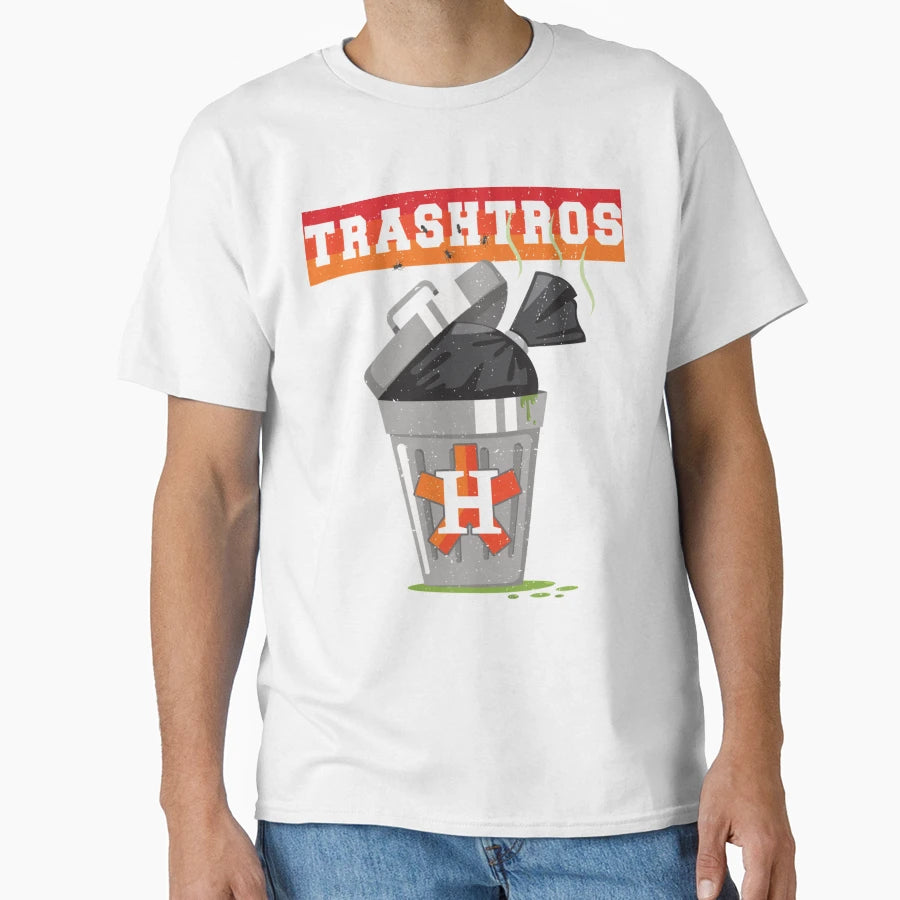 Houston Trashtros Asterisks Cheaters Trash T-Shirt - Graphic Print Unisex - T-Shirt, Sweatshirt, Hoodie