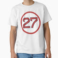 Carlton Fisk 27 Jersey Number T-Shirt - Graphic Print Men Women - T-Shirt, Sweatshirt, Hoodie