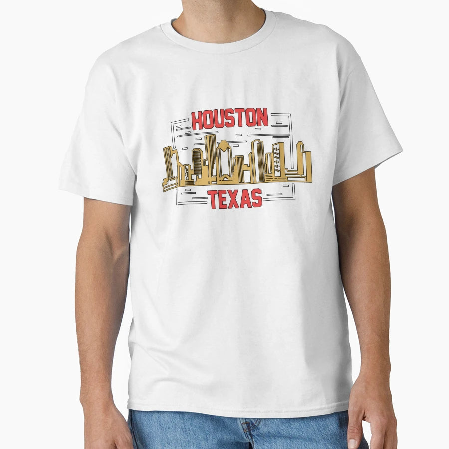 City Houston Texas Usa T-Shirt - Unique Graphic Men Women - T-Shirt, Sweatshirt, Hoodie