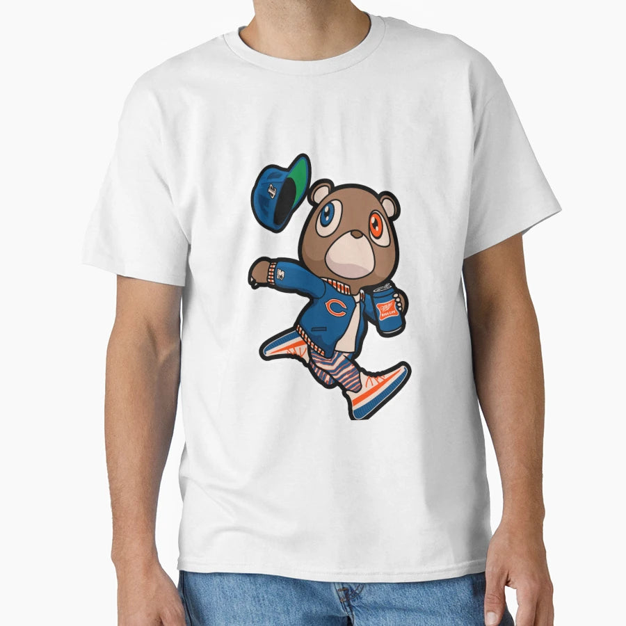 Kanye West Dropout Bear Chicago T-Shirt - Graphic Print Men Women - T-Shirt, Sweatshirt, Hoodie