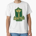 Seattle Space Needle Gold T-Shirt - Casual Everyday Wear Men Women - T-Shirt, Sweatshirt, Hoodie