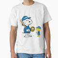 Snoopy Woodstock Baseball Fun Chicago T-Shirt - Graphic Print Unisex - T-Shirt, Sweatshirt, Hoodie